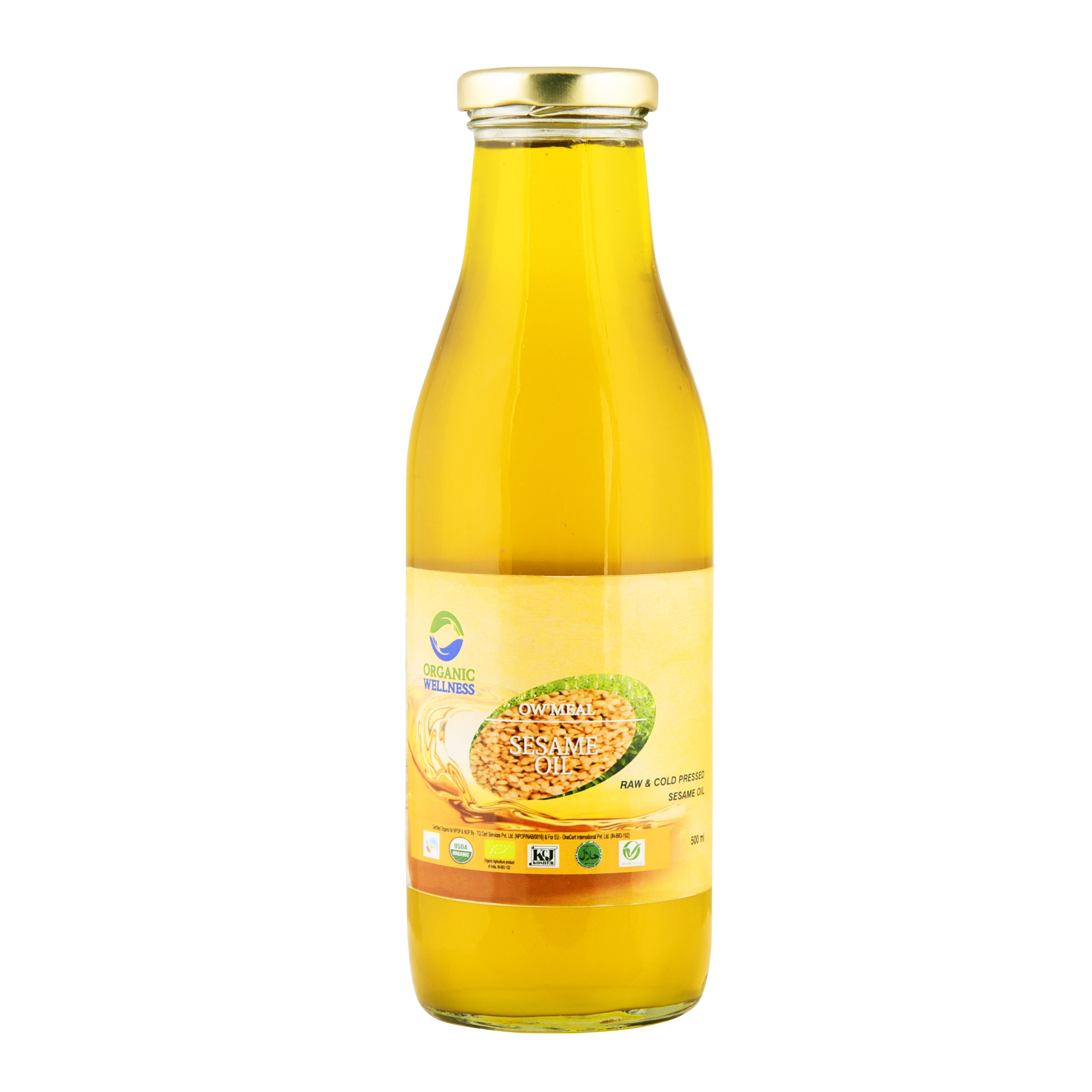Organic Wellness Sesame Oil 500 Ml Bottle